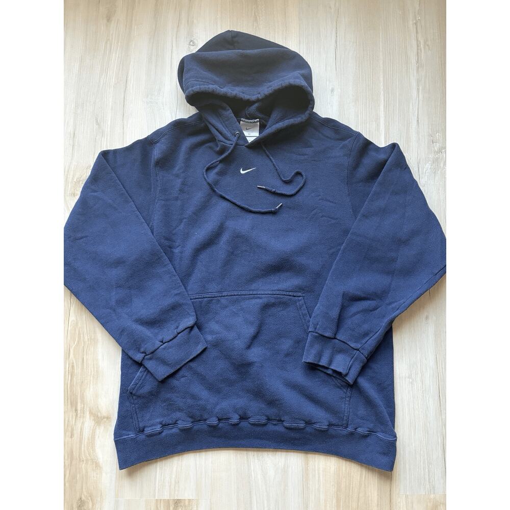 Vintage 90s Dark Navy Blue Nike Center Swoosh L